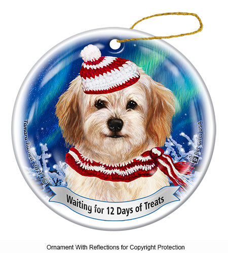 Cavachon 12 Days of Treats Ornament