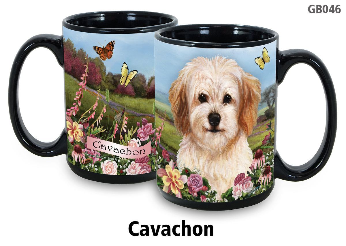 Cavachon - Garden Party Fun Mug 15 oz