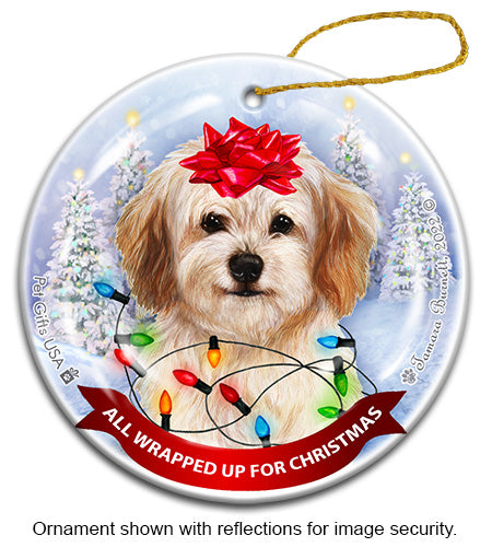 Cavachon All Wrapped Up Ornament