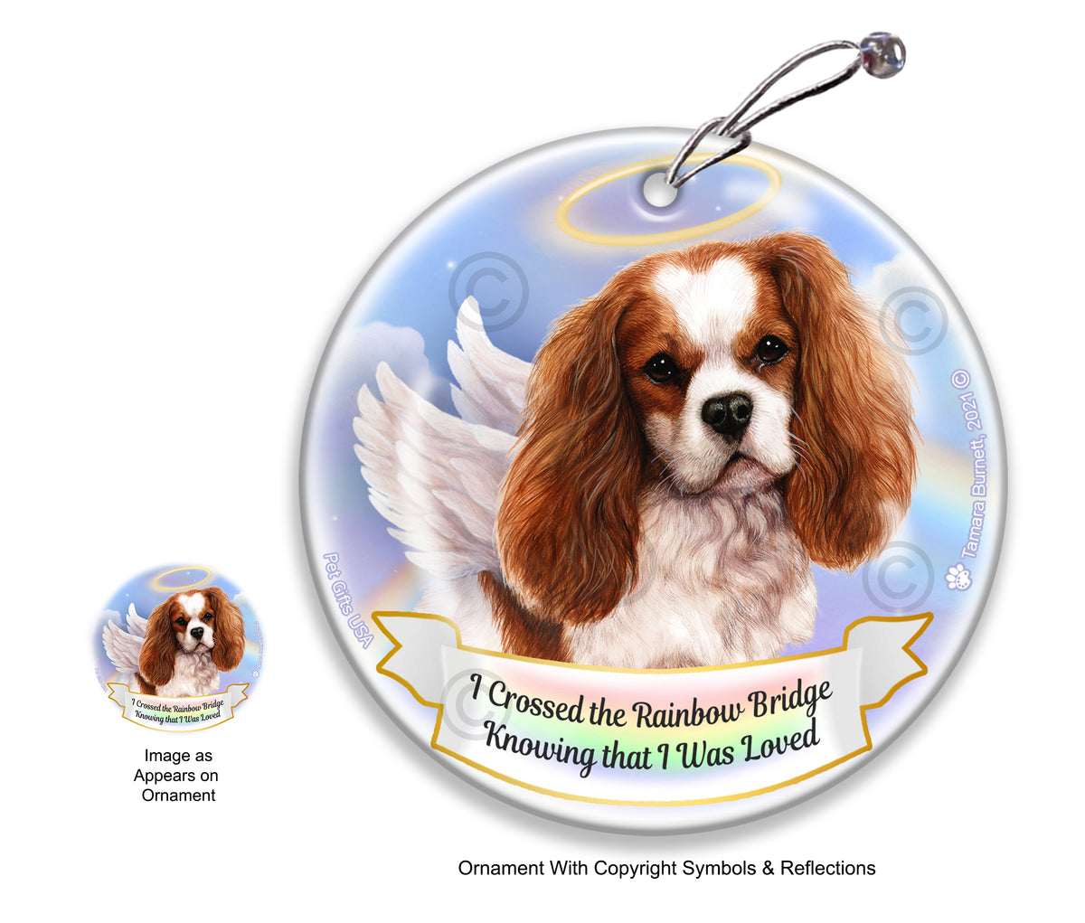 Cavalier King Charles Blenheim Ornament