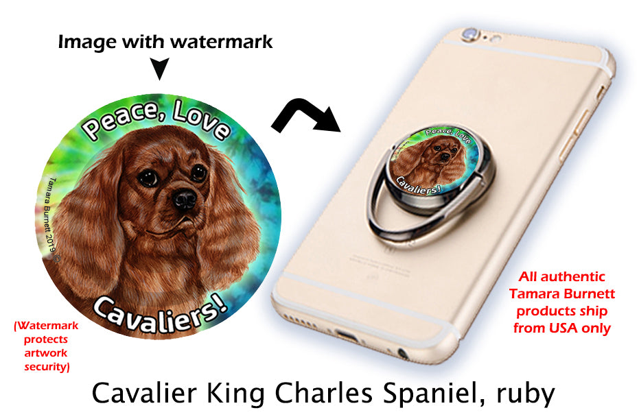 Cavalier King Charles Ruby Phone Stand