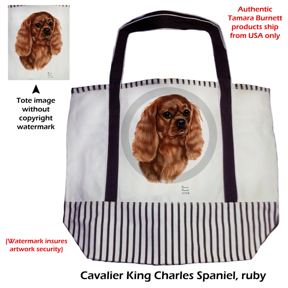 Cavalier King Charles - Tote Bag