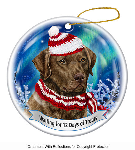 Chesapeake Bay Retriever 12 Days of Treats Ornament