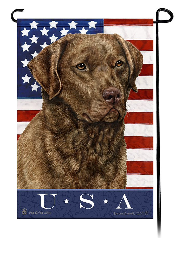 Chesapeake Bay Retriever True Blue Garden Flags