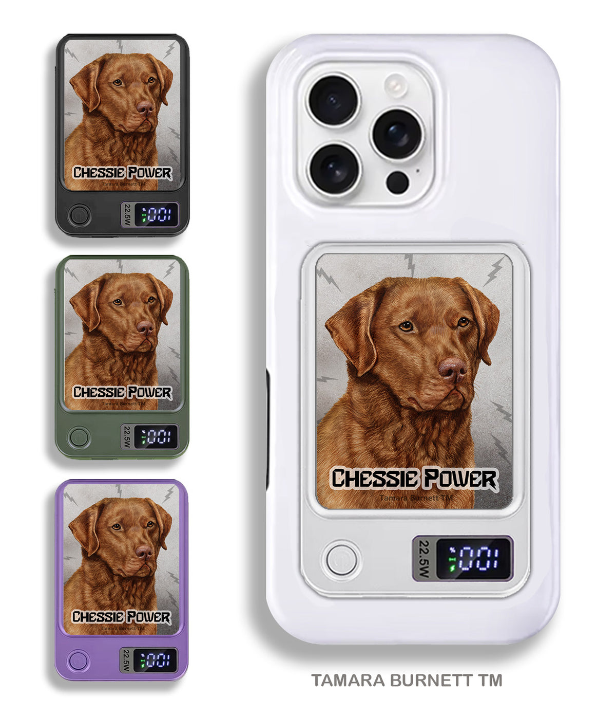 Chesapeake Bay Retriever Red Phone Bank Wireless Charger