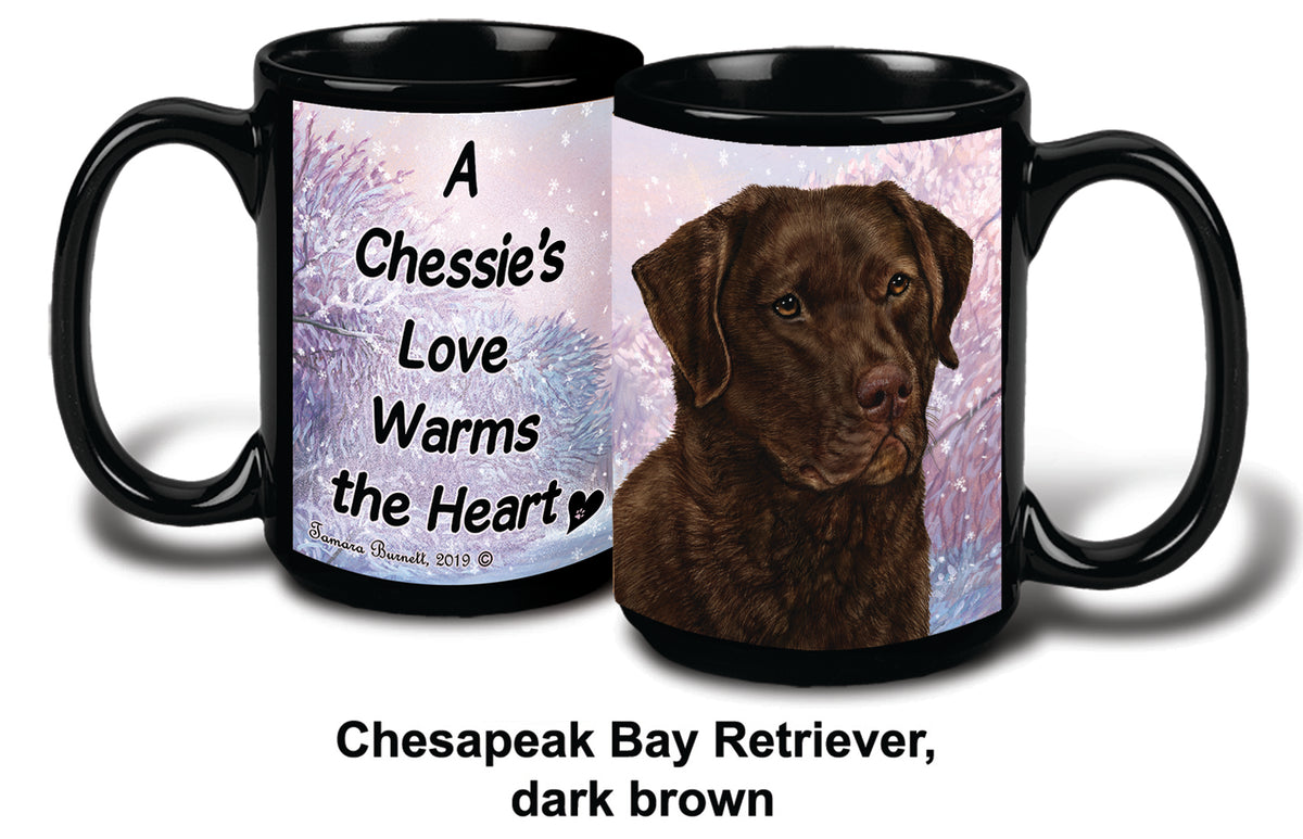 Chesapeake Ret Dark Brown Winter Mug 15 oz
