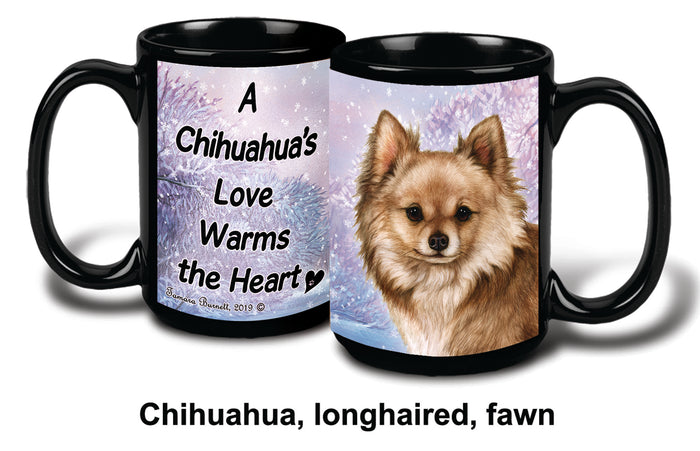 Chihuahua Lh Fawn Winter Mug 15 oz