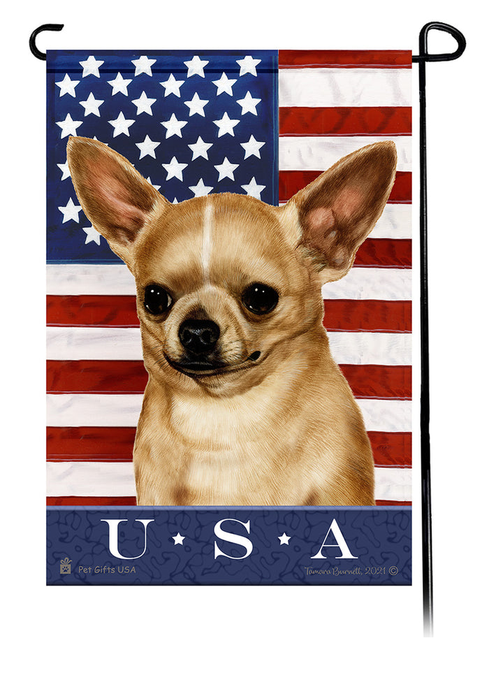 Chihuahua True Blue Garden Flags