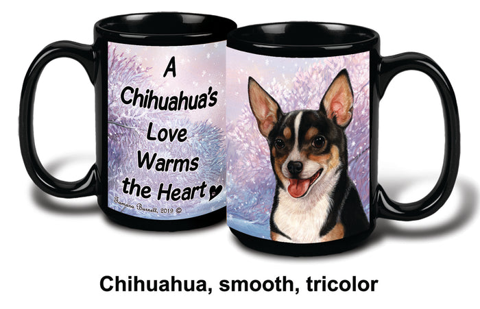 Chihuahua Sh Tri Winter Mug 15 oz