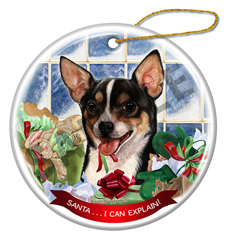 Chihuahua Shorthair Tri Ornament