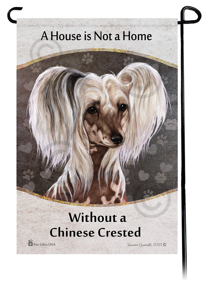 Chinese Crested House Is Not A Home Garden Flag