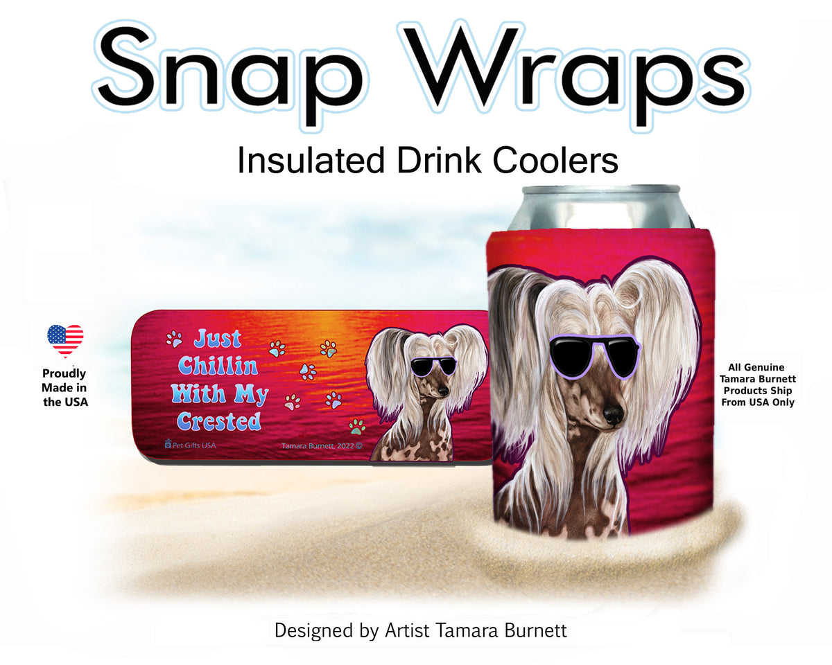 Chinese Crested Hairless Snap Wrap Cozy