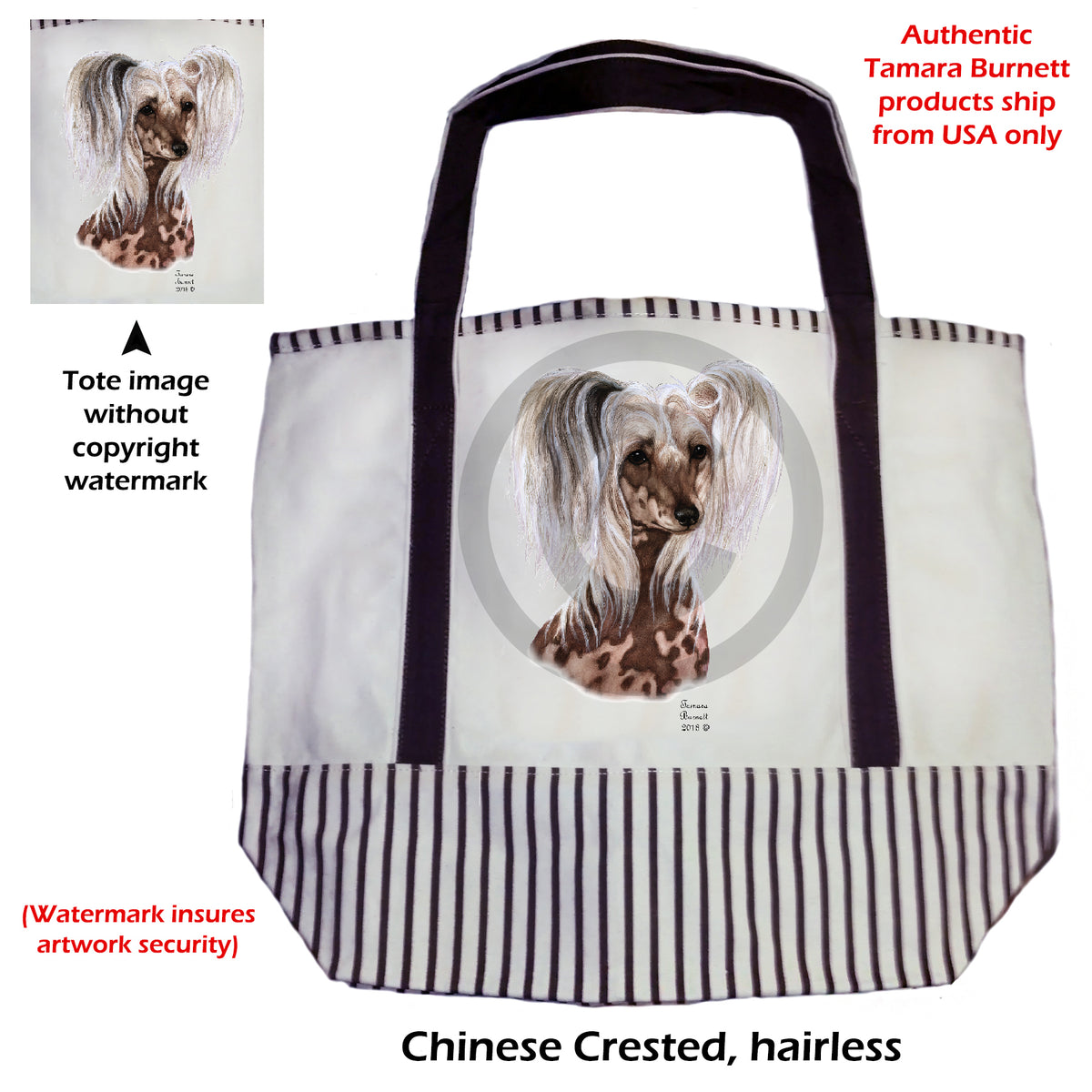 Chinese Crested - Tote Bag