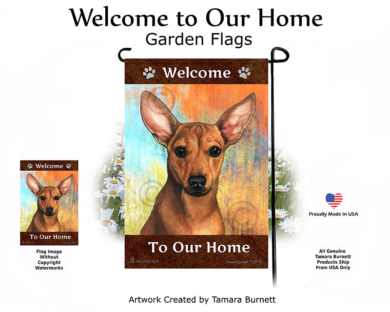 Chiweenie Welcome To Our Home - Garden Flag