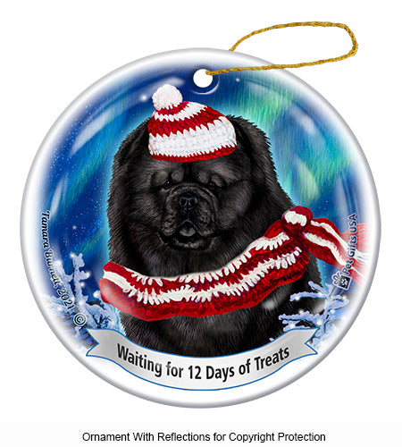 Chow Chow 12 Days of Treats Ornament