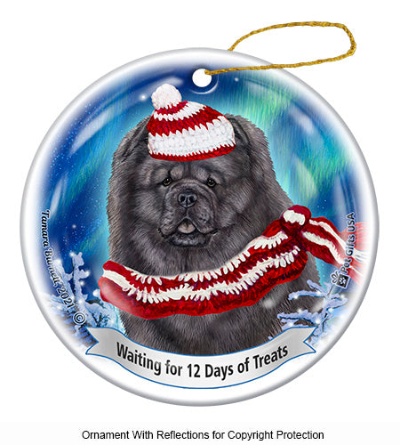 Chow Chow Blue Ornament
