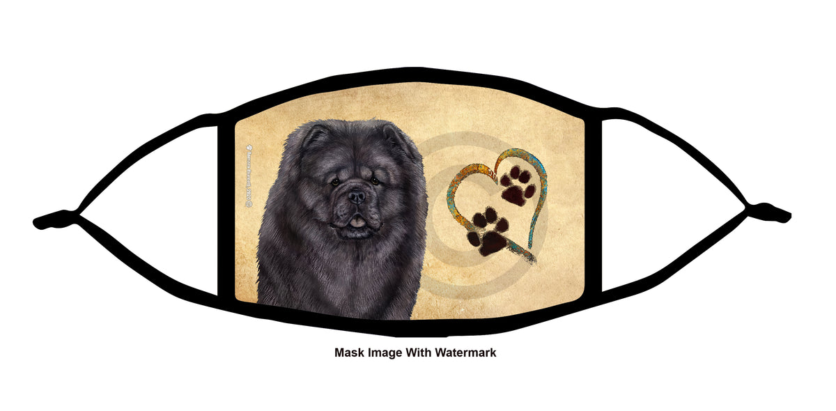 Chow Chow (Blue) Face Mask