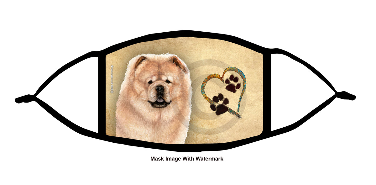 Chow Chow (Cream) Face Mask