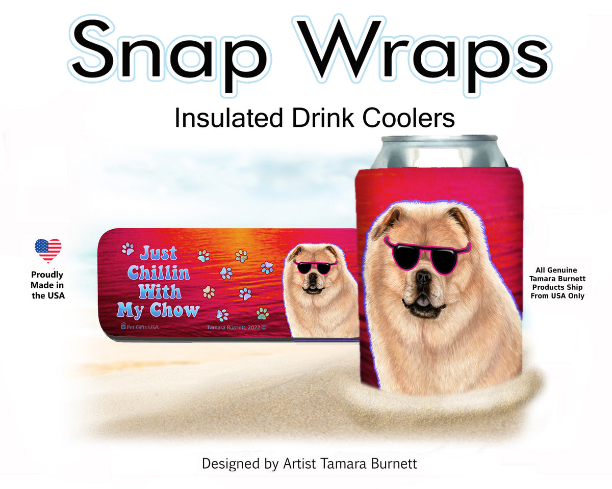 Chow Chow Cream Snap Wrap Cozy