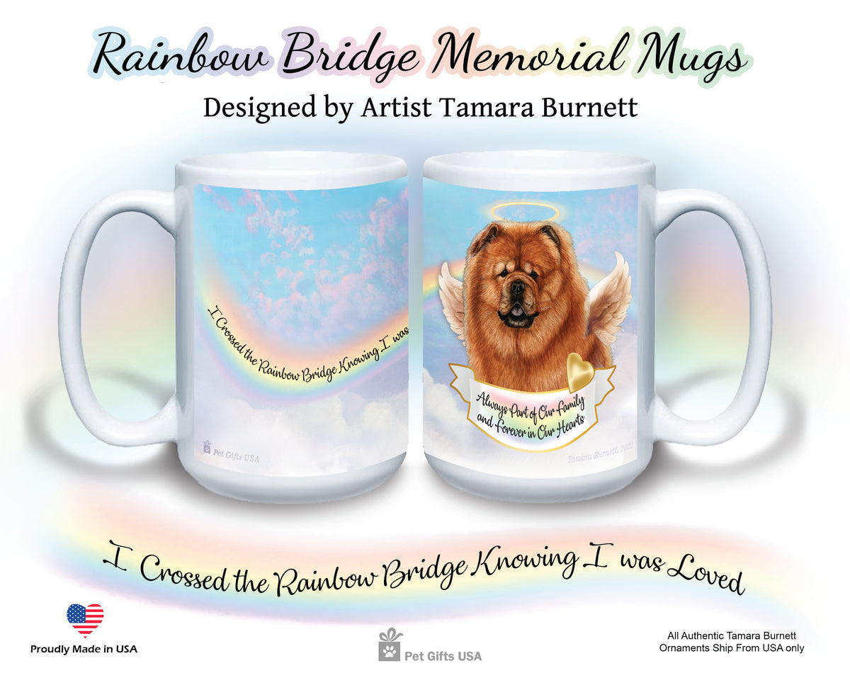 Chow Chow Red Memorial Mug 15 oz