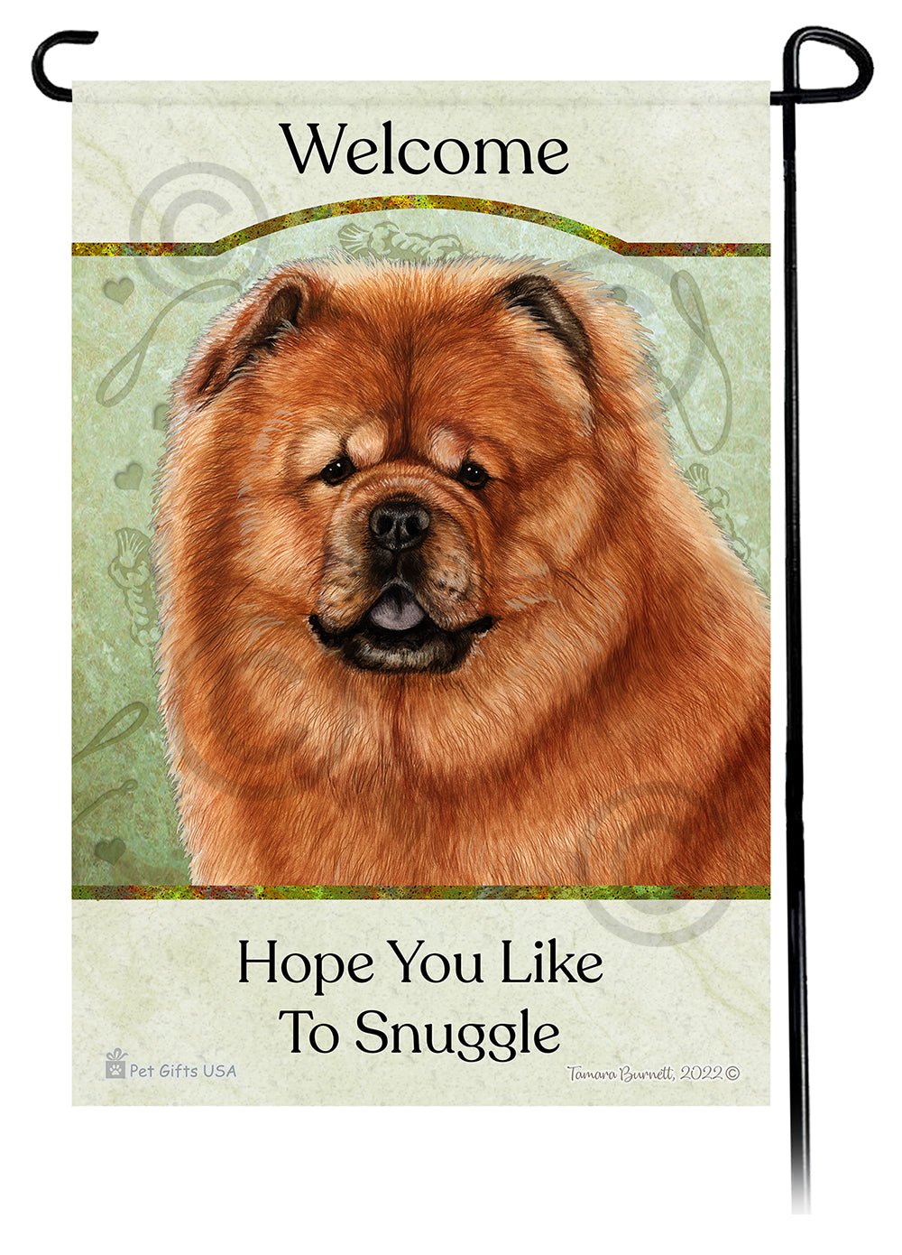 Chow Chow Hope You Like To Snuggle - Garden Flag