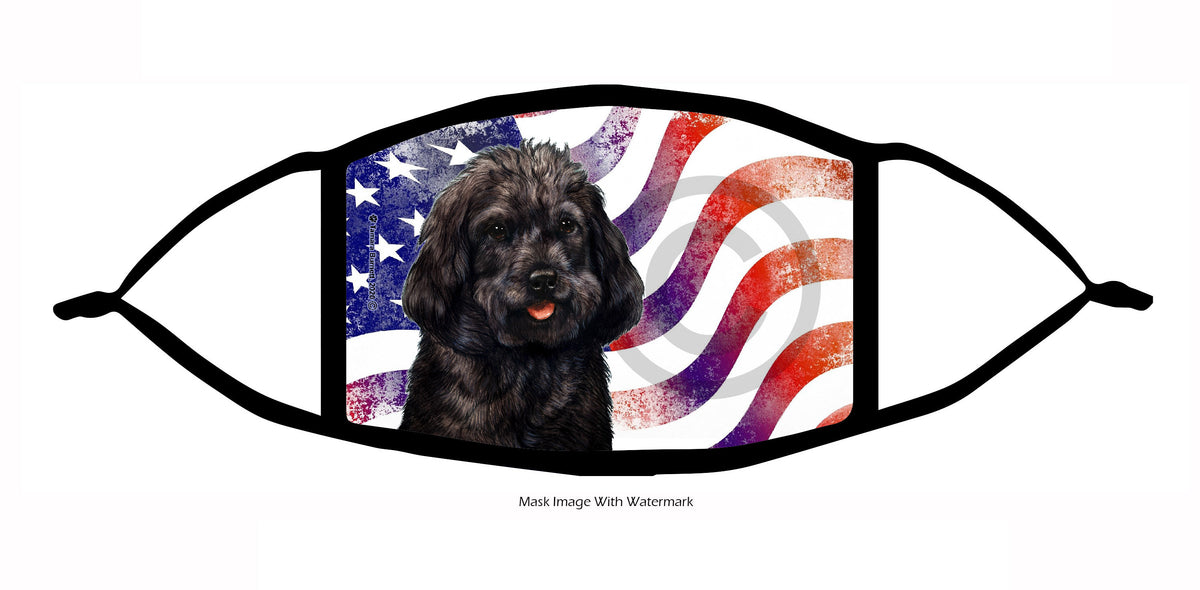 Cockapoo (Black) Face Mask
