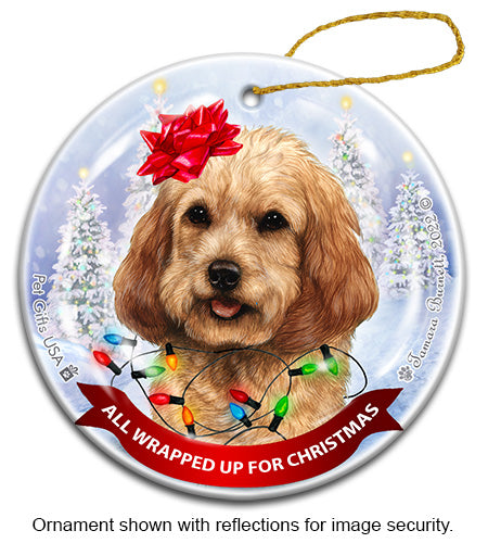 Cockapoo Buff Ornament
