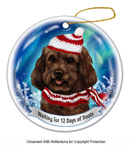 Cockapoo Chocolate Ornament