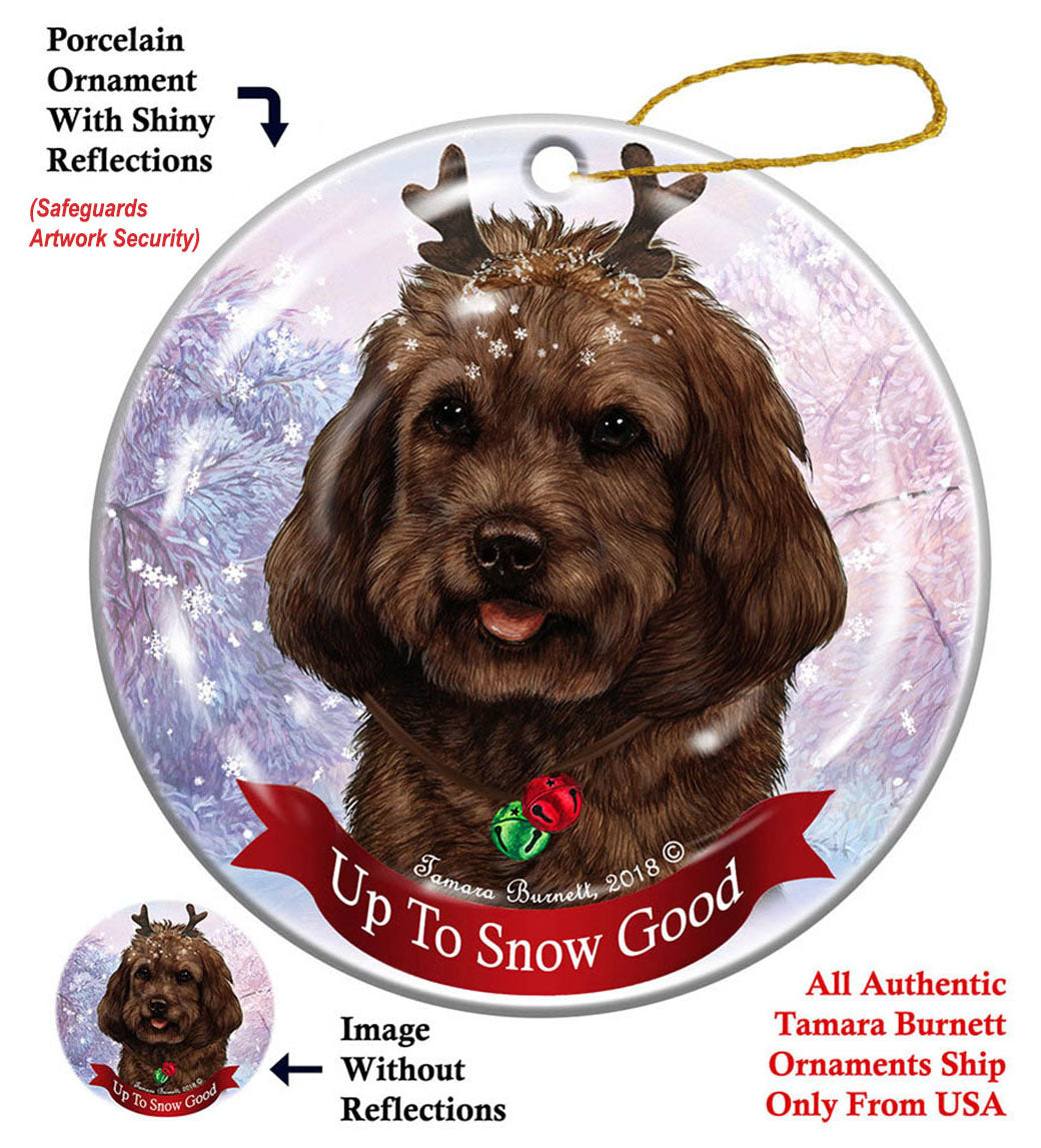 Cockapoo Chocolate Ornament