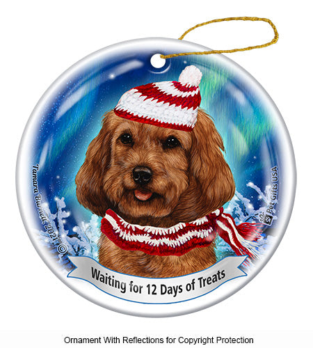 Cockapoo Red Ornament