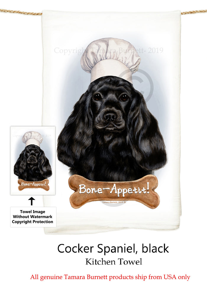 Cocker Spaniel Flour Sack Towel