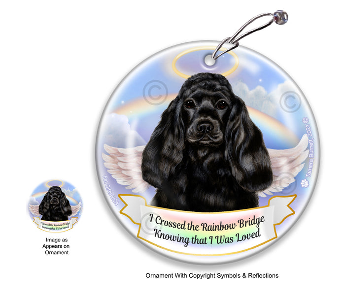 Cocker Spaniel Rainbow Bridge Memorial Ornament