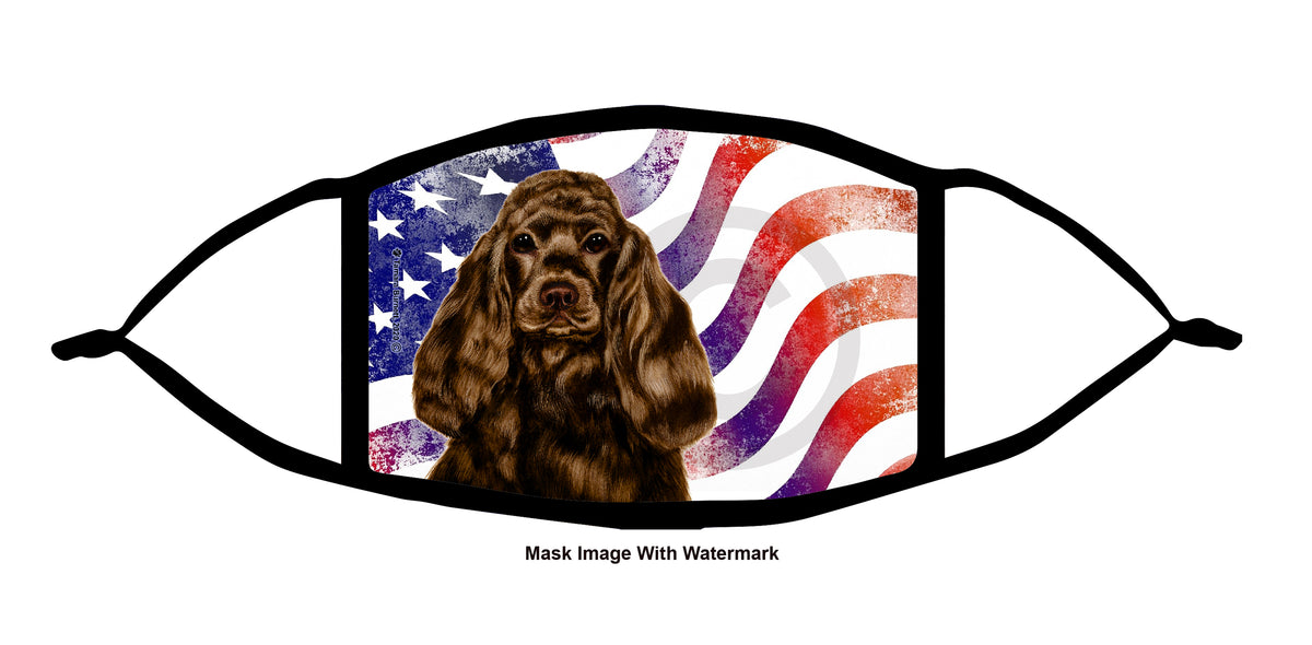 Cocker Spaniel (Chocolate) Face Mask