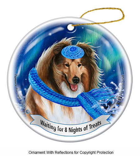 Collie Hanukkah Ornament