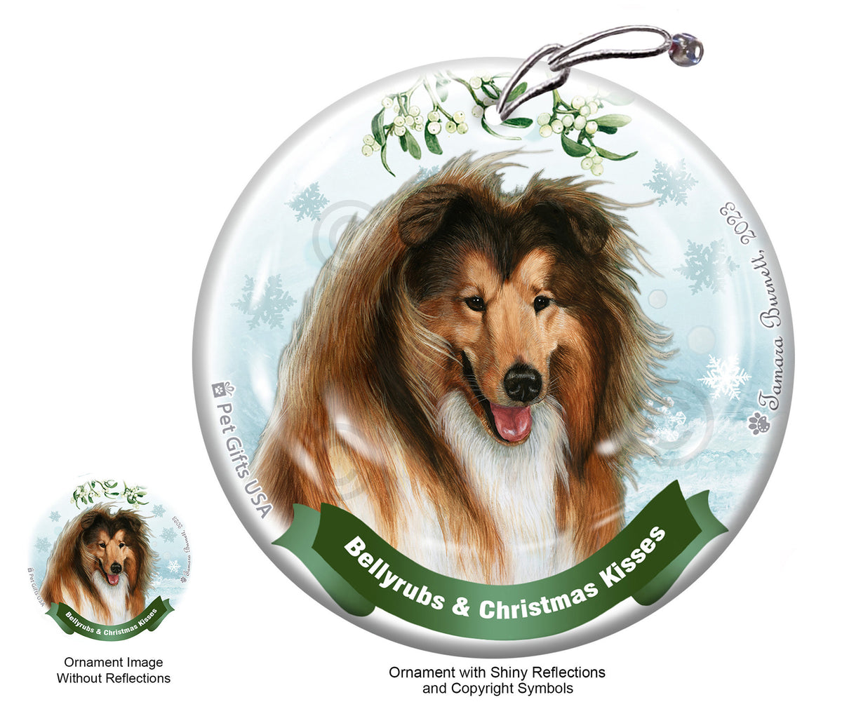 Collie Sable Ornament