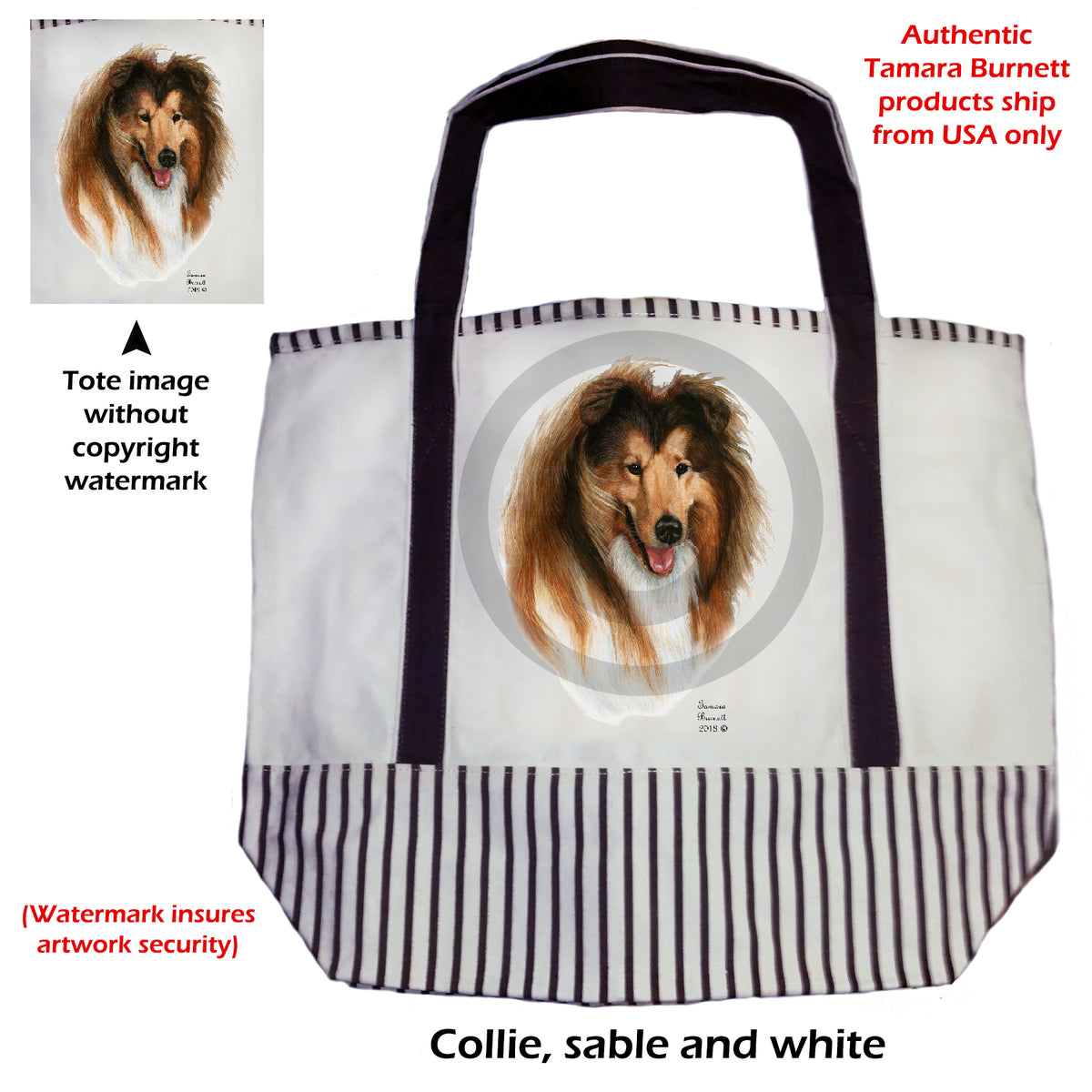 Collie - Tote Bag