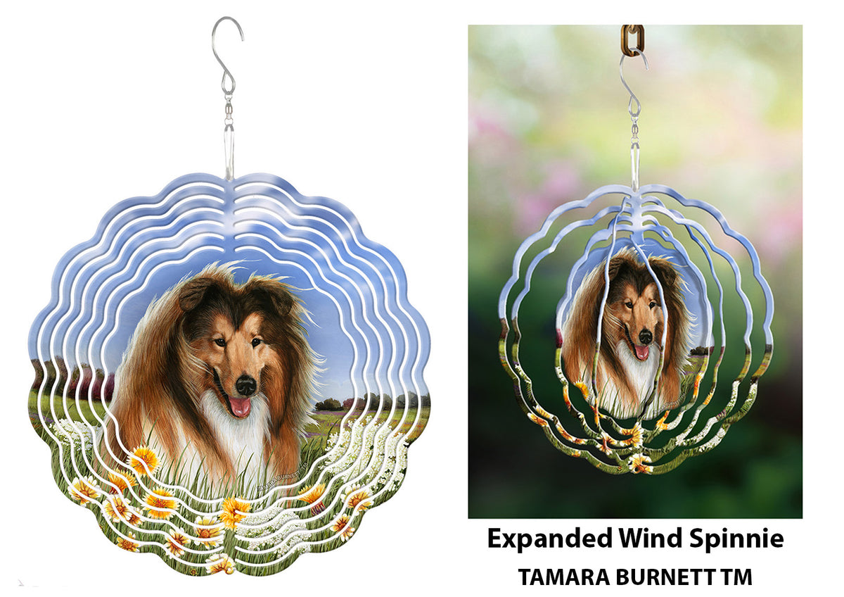 Collie Sable Wind Spinner