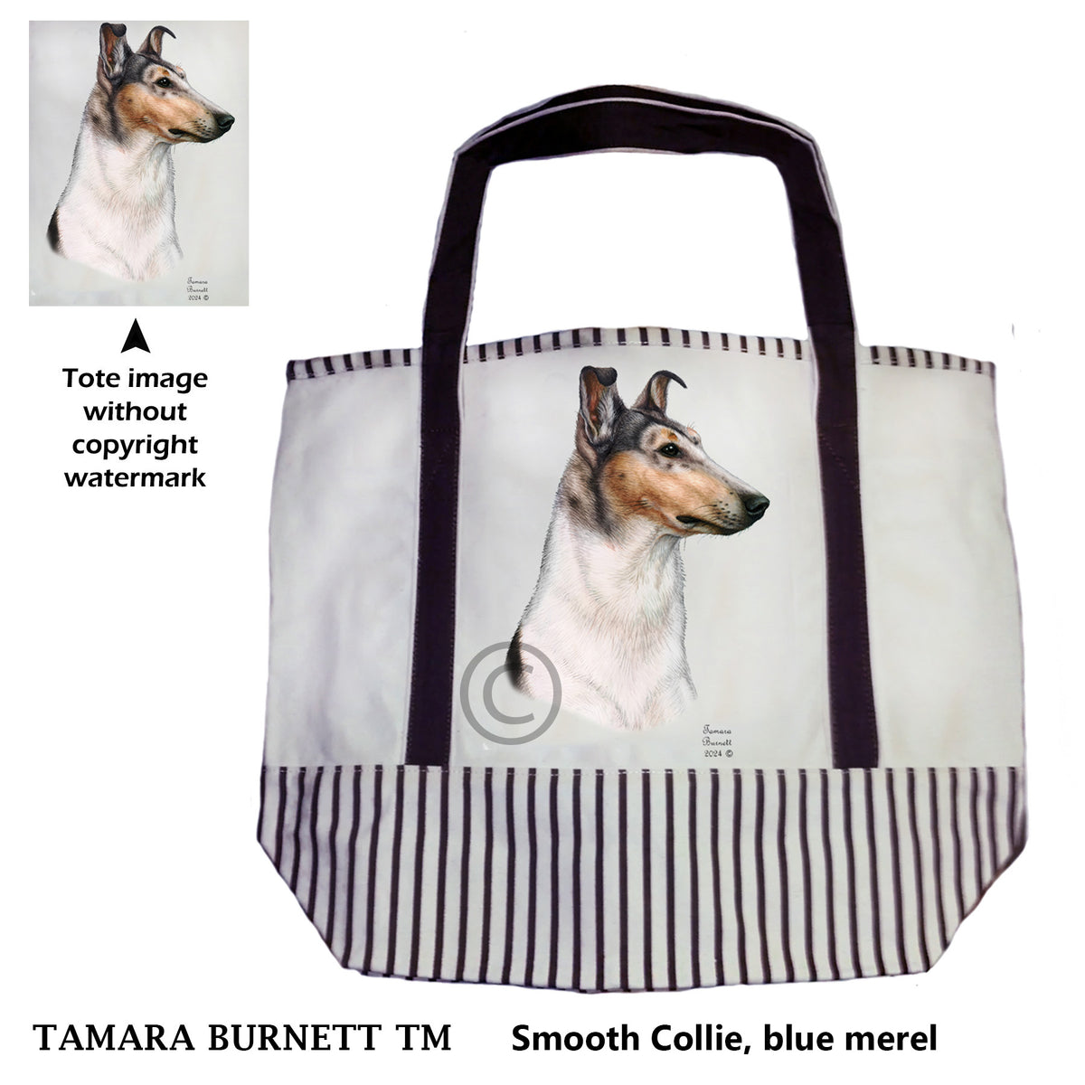 Smooth Collie - Tote Bag