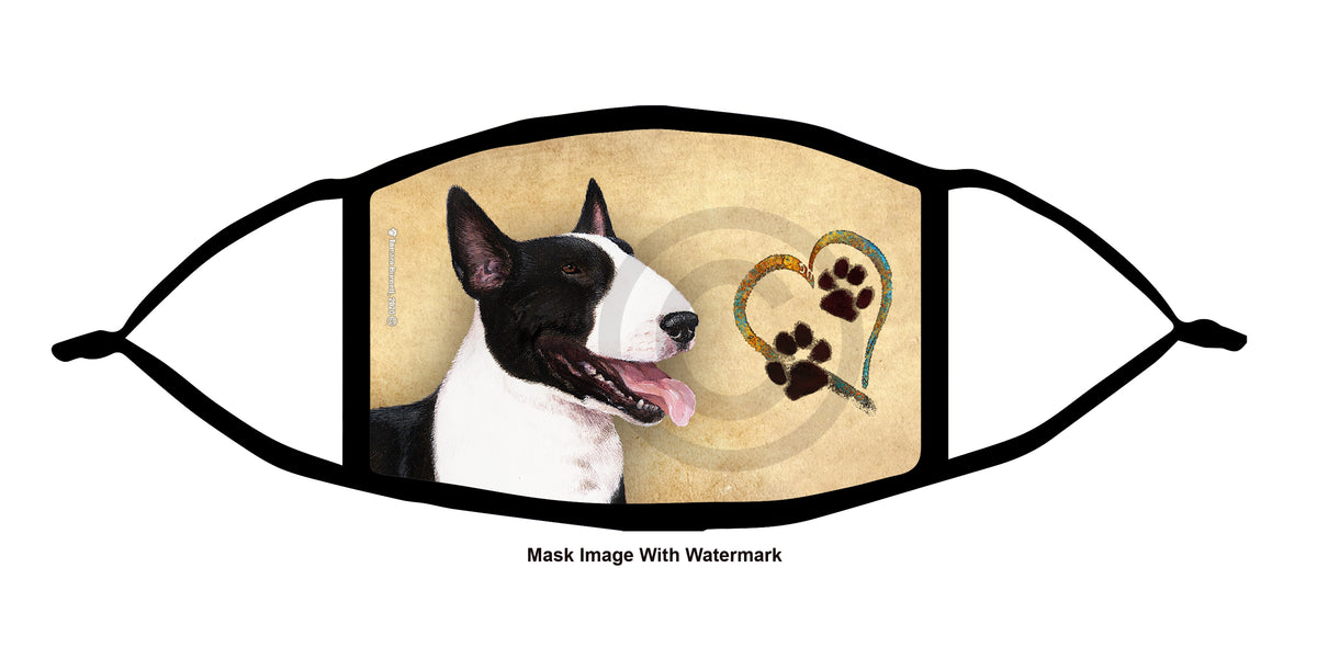 Bull (Terrier (Black and White)) Face Mask
