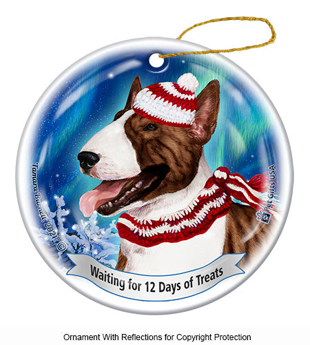 Bull Terrier Brindle Ornament