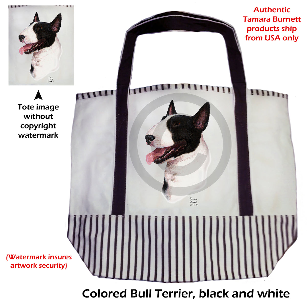 Bull Terrier - Tote Bag