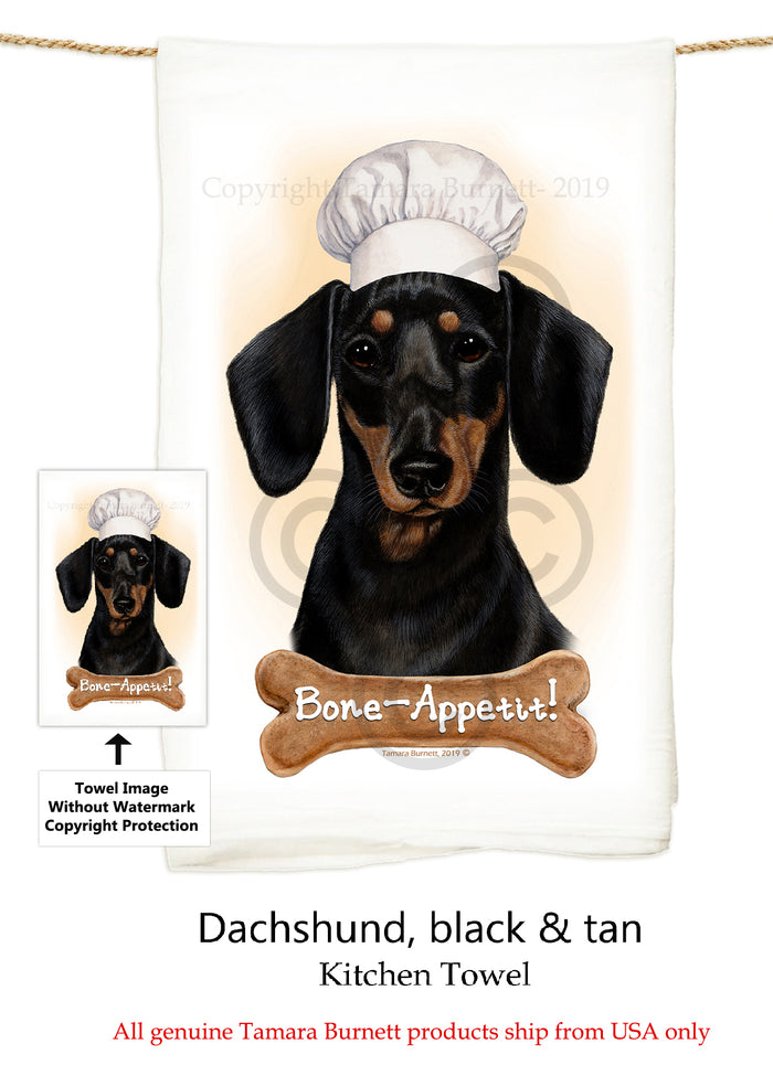 Dachshund Flour Sack Towel