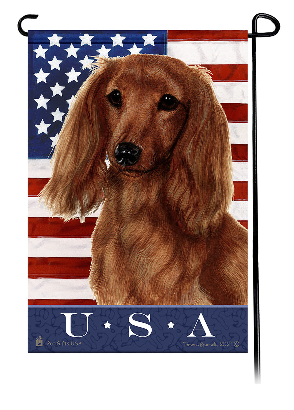 Dachshund True Blue - Garden Flag