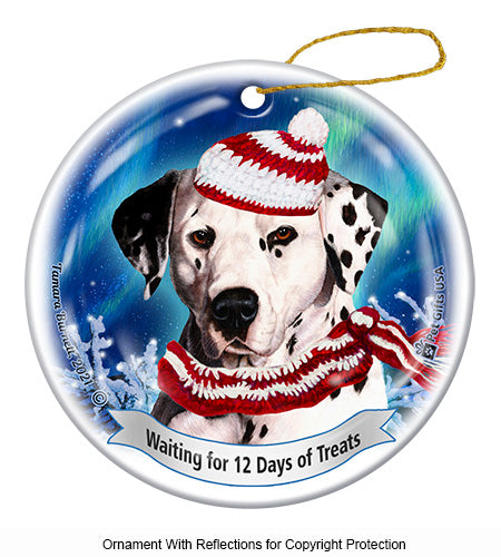 Dalmatian 12 Days of Treats Ornament