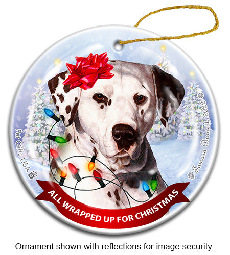 Dalmatian Liver and White Ornament