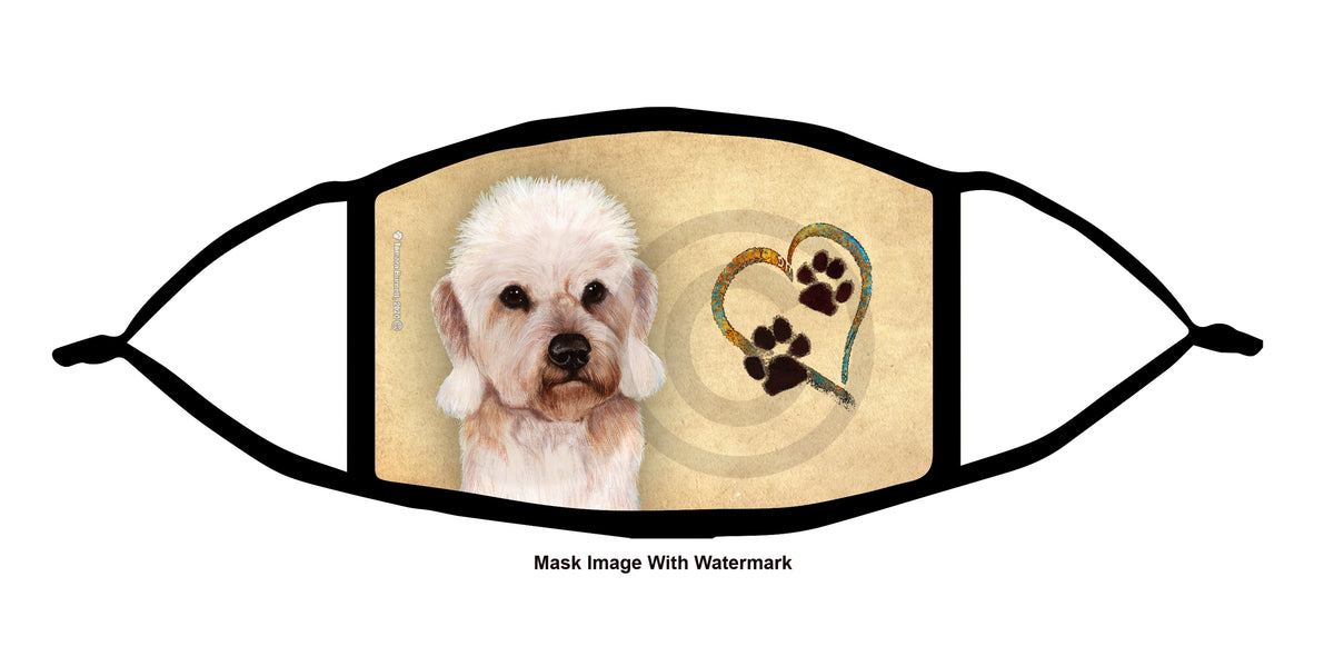 Dandie Dinmont Terrier (Mustard) Face Mask