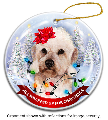 Dandie Dinmont Terrier Mustard Ornament