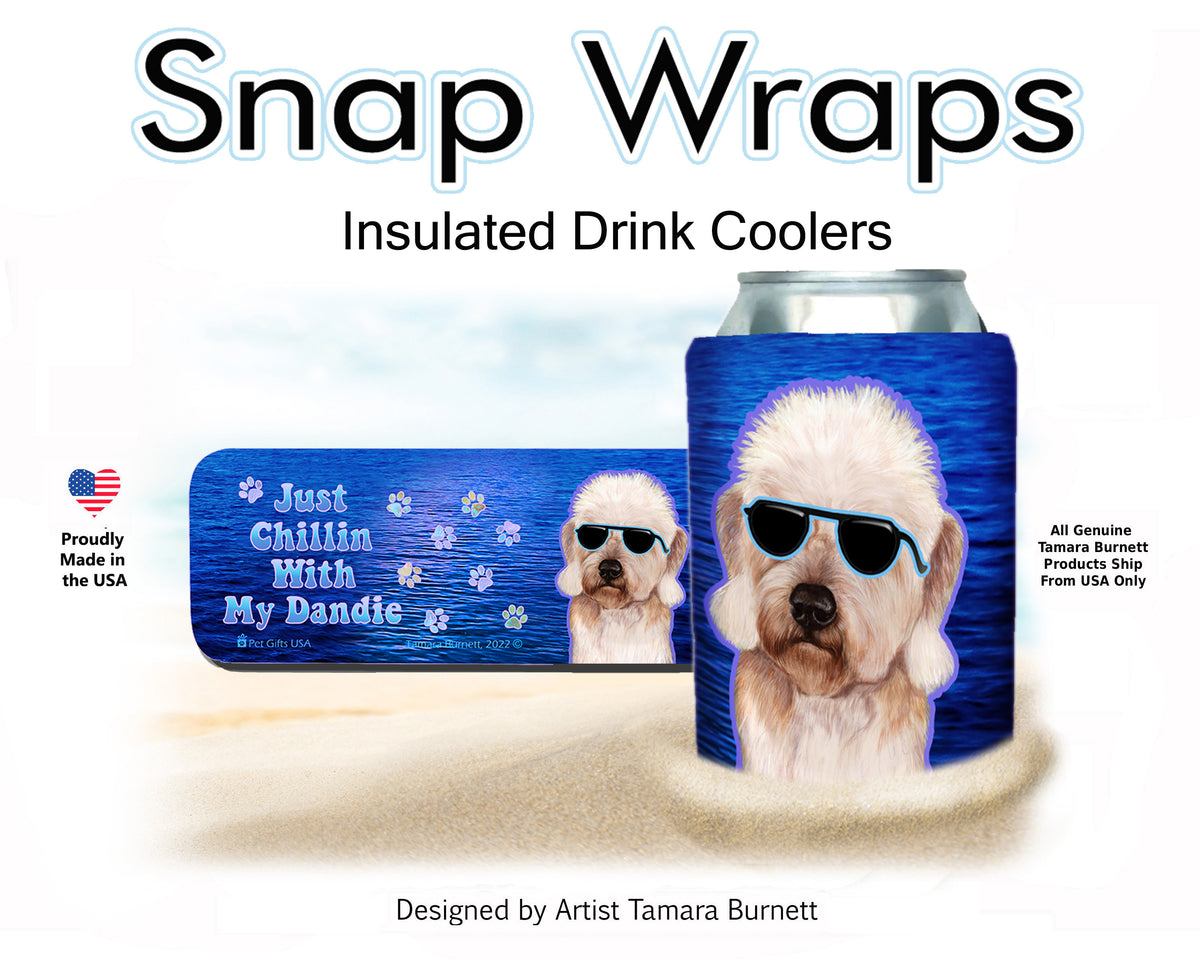 Dandie Dinmont Terrier Mustard Snap Wrap Cozy