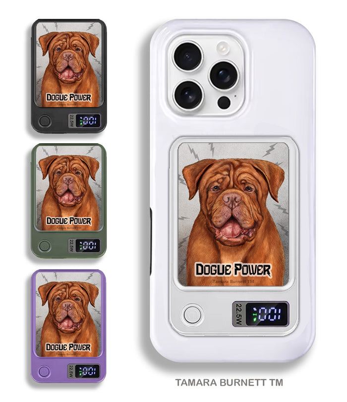Dogue De Bordeaux Phone Bank Wireless Charger