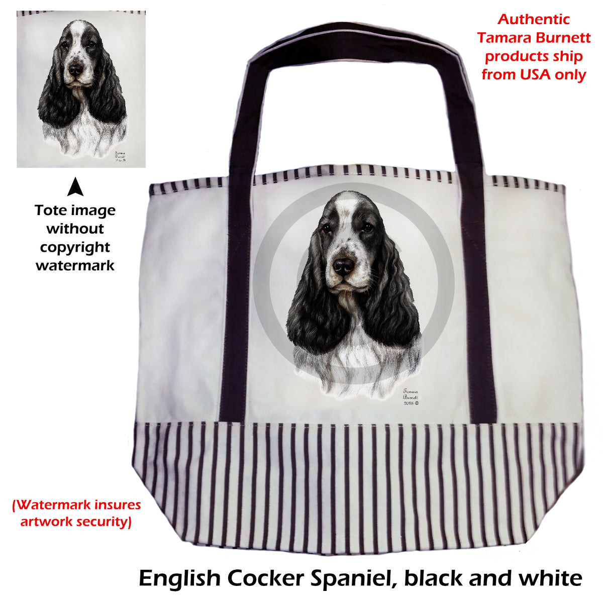 English Cocker Spaniel - Tote Bag
